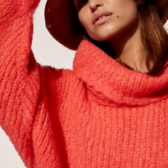 Anthropologie pilcro coral neck crop sweater xs - Picture 2 of 10